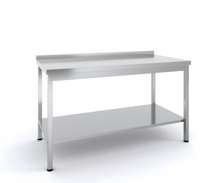 Stainless steel production table 1200x600x750 mm - 2