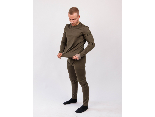 Men's tactical thermal underwear Snow Fighter, warm winter set for hunting, for self-propelled guns, for sports
