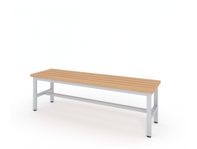 Side bench "SP1500" 1500x330x450 mm (For shelters, for dining rooms, for bomb shelters, for changing rooms)