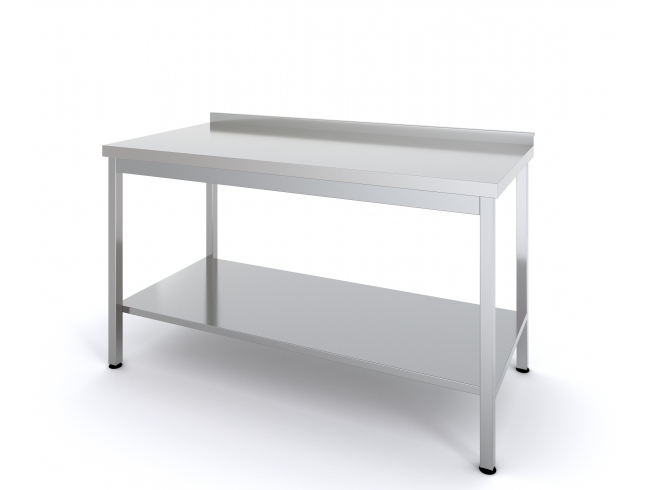 Stainless steel production table 1200x600x750 mm