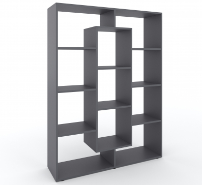 Bookshelf, home shelving with 11 compartments. Toy shelf 1430x1072x290mm (Graphite) - 7