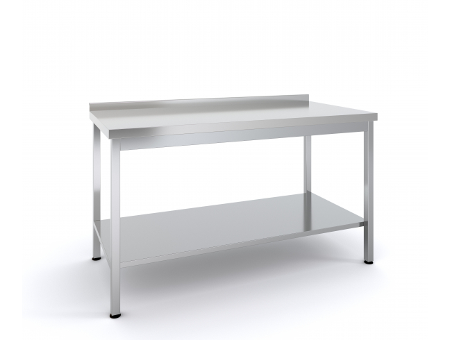 Stainless steel production table 1500x600x750 mm